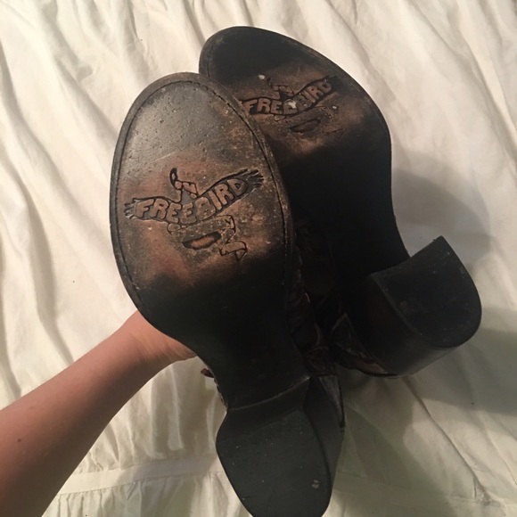 FREEBIRD BY STEVE MADDEN WAZEE BOOTIES/WEDGES💖 - Picture 4 of 4