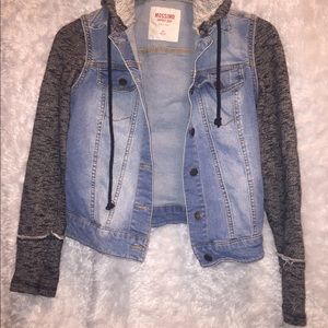 Jean/Denim Jacket with hood attached