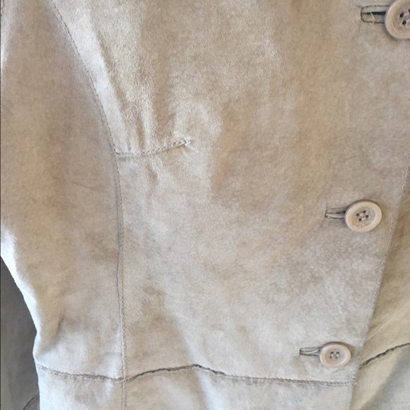 SOLD💰10 for $40/Tan Suede Jacket Size M - Picture 2 of 4