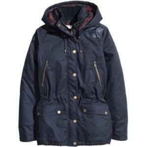 H&M Navy Blue Parka