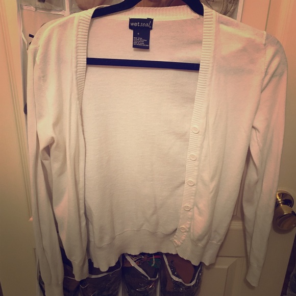 Cream cardigan