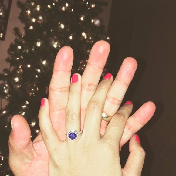 🚫SOLD🚫 Natural Sapphire engagement ring