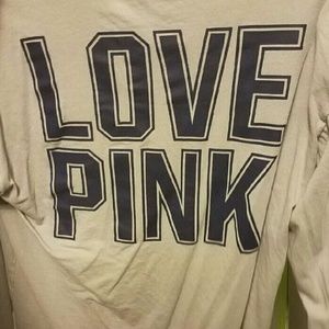 XS PINK campus Long sleeve T