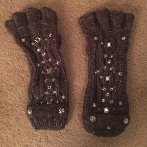 Betsey Johnson fingerless gloves