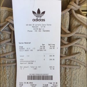 Authentic YEEZY 350 boost Tan/10.5