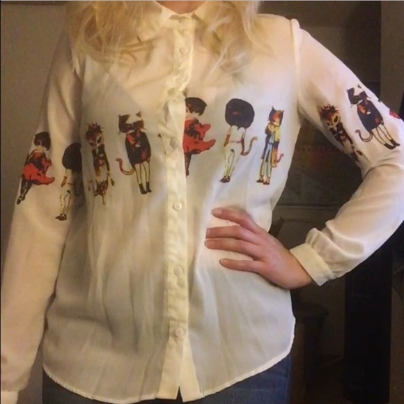 Cat Blouse