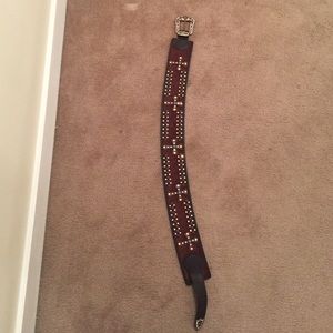 Leather belt