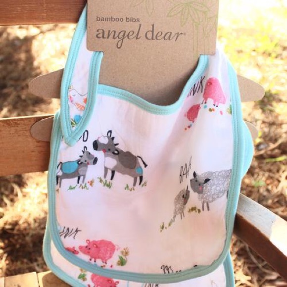 Angel Dear Unisex Bamboo Bibs - Picture 2 of 3