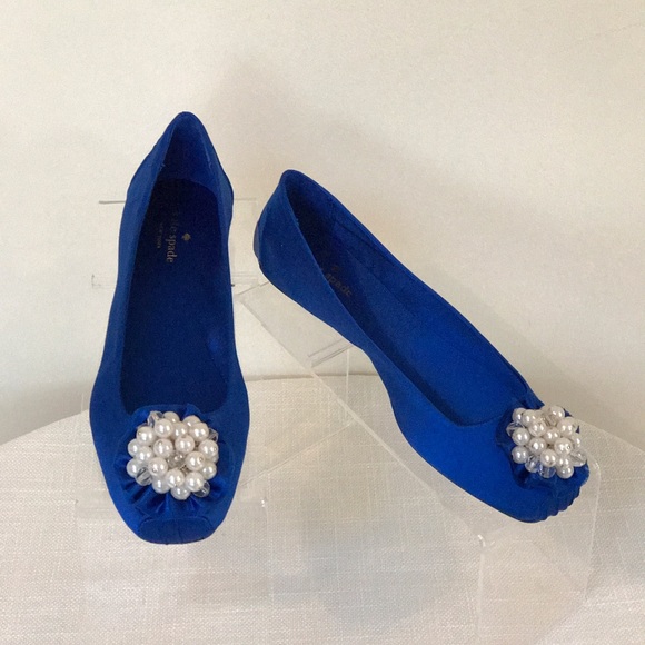 kate spade blue flats