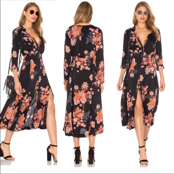 🎉HP🎉 FREE PEOPLE Miranda Midi Dress !LAST 1! - Picture 2 of 4