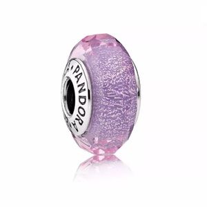 Authentic pandora Purple Shimmer Murano Charm