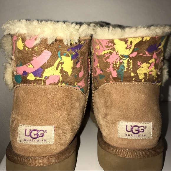 Women's Paint Splattered authentic Uggs