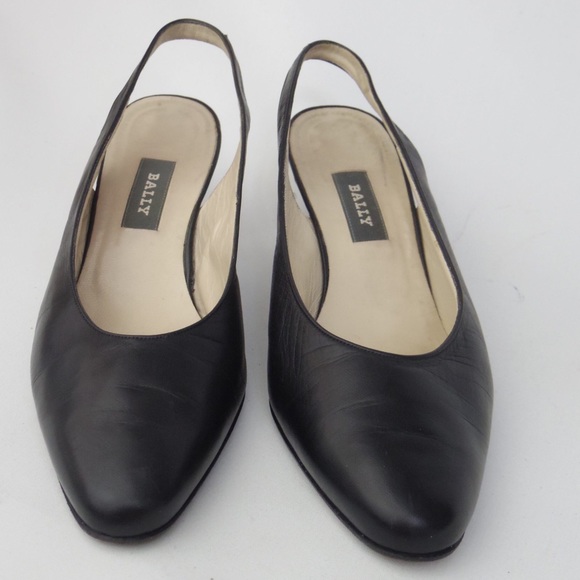 Bally leather slingback heels - Picture 1 of 4
