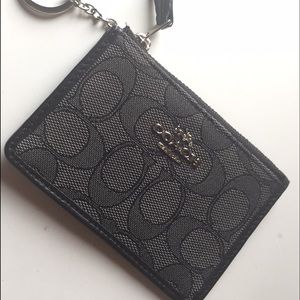 Coach coin and card case