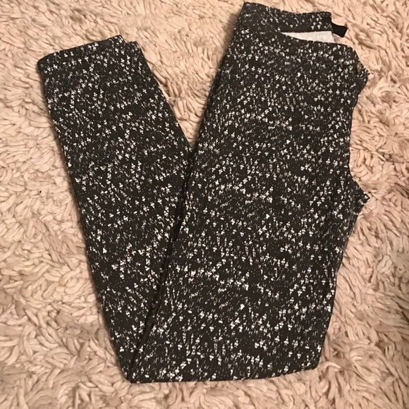 H&m high waist printed pants