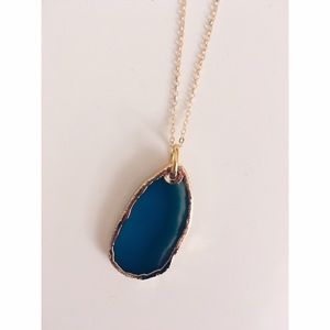 Blue Pendant Necklace