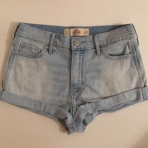 Hollister High Rise Denim Shorts