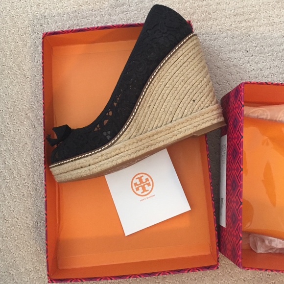 Ines Espadrille Wedge: Women Tory Burch Open Toe Espadrilles