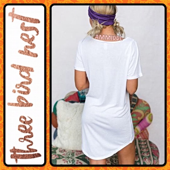 🆕"SLEEP ALL DAY" PAJAMA SHIRT DRESS - Picture 2 of 5