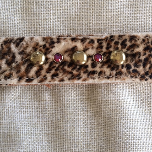 NWOT Leopard western belt