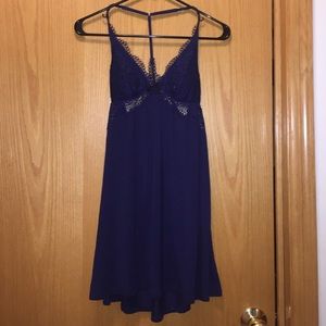Victoria's Secret Nightgown - Navy Blue - Small