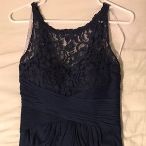 Davids Bridal bridesmaid lace dress