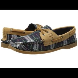 Women's Sperry Topsider Plaid Boat Shoes