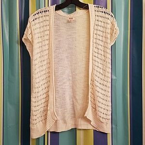 Short sleeve cardigan!