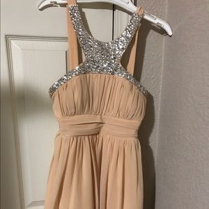 Semi Formal Dress "peach"