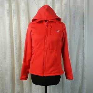 Norrona Polartec Jogging Bold Orange Zip Up Hoodie