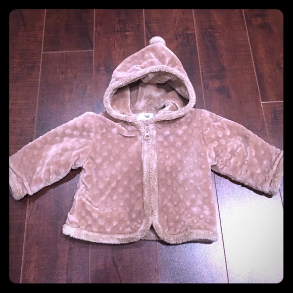 Widgeon faux fur coat size 6m