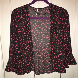 Free People Cherry Kimono