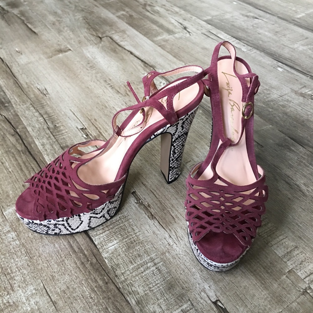 Hostpick Anthro Luiza Barcelo Python Wine Sz 9 - image 2