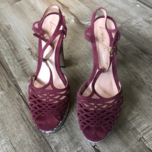 Hostpick Anthro Luiza Barcelo Python Wine Sz 9 - image 3