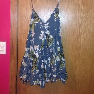 free people floral tank