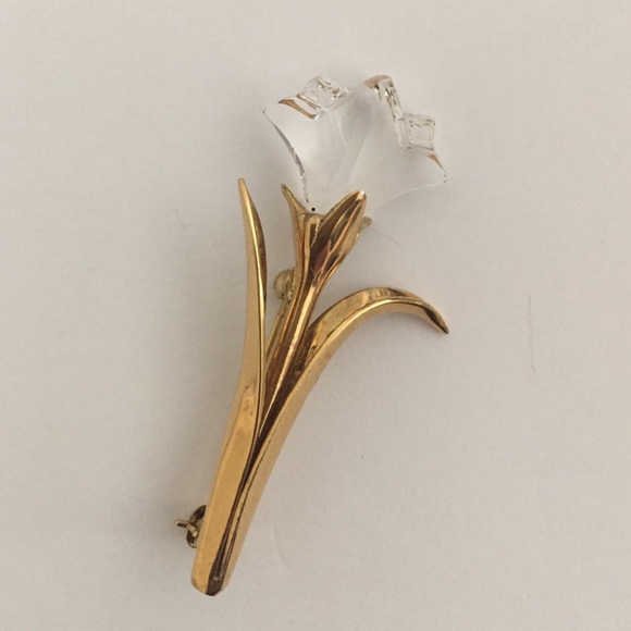 Swarovski Tulip Pin Brooch