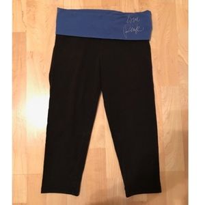 VS Pink Crop Leggings