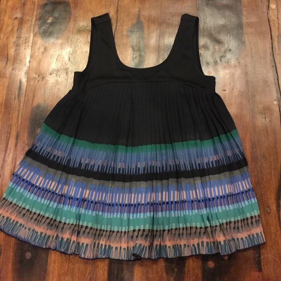 Anthropologie pleated blouse
