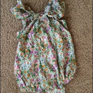 Floral print Onsie
