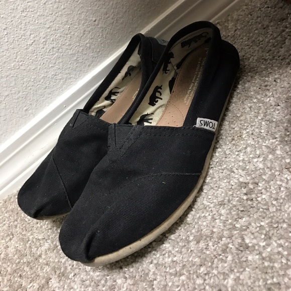 Toms Black Flats