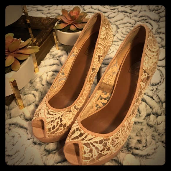Mix No 6 blush stiletto heels size 8.5