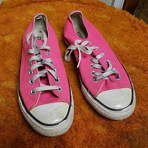 Neon Pink Converse
