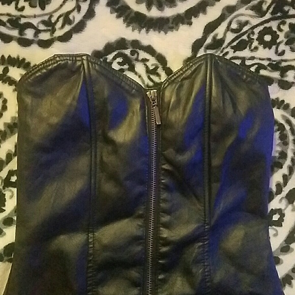NWOT rue21 faux leather mini dress - Picture 2 of 4