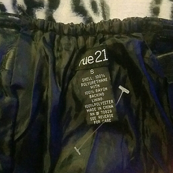 NWOT rue21 faux leather mini dress - Picture 3 of 4