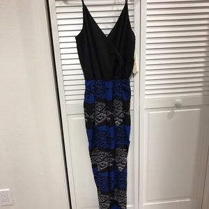 NWT Dillard's Long Pants Romper