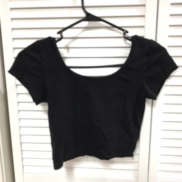Black Crop Top