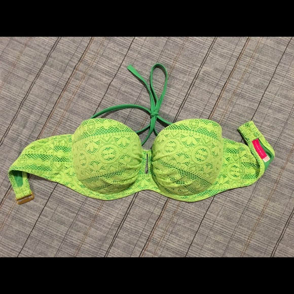 Victoria's Secret Push-up 36DD Bandeau Swim Suit