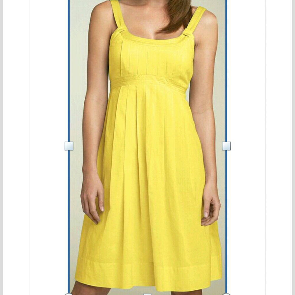 SOLD SOLD Calvin Klein Yellow Dress 100% Cotton