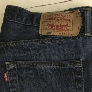 Mens  501 Levi's Size 34/32