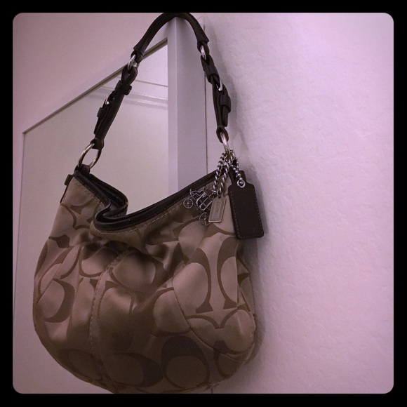 Coach Handbags - COACH Hobo w/ Buckle Strap - Signature design